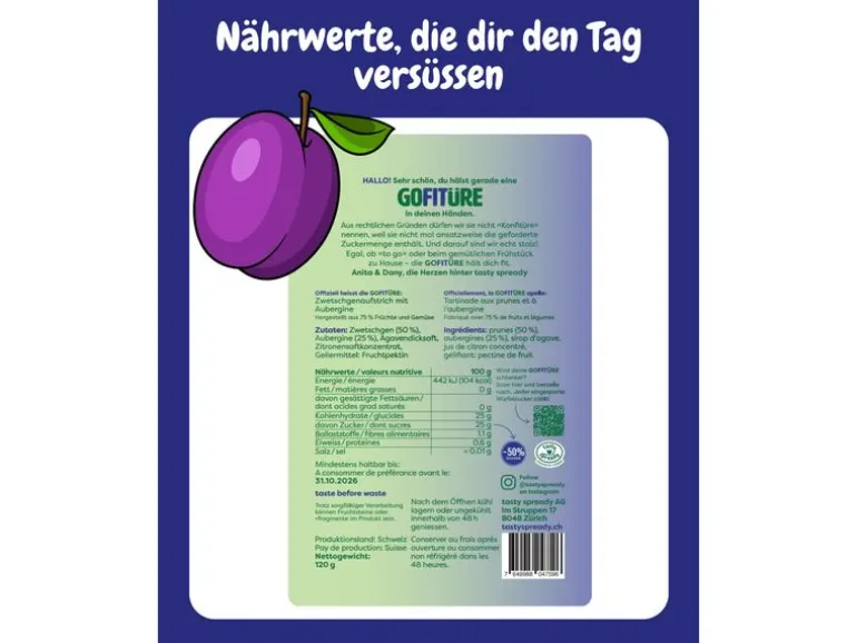 GOFITÜRE Zwetschgen 120 g