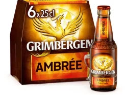 Grimbergen Bier Ambrée 6 Stück x 0.25 l