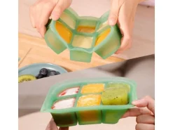 Haakaa Gefrierform Easy-Freeze 6 Fächer, Erbsengrün