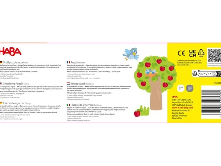 Haba Greifpuzzle Bauernhof