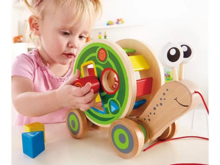 Hape Nachziehspielzeug Nachzieh-Schnecke