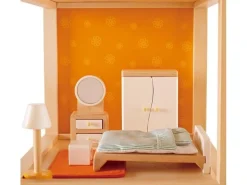 Hape Puppenhausmöbel Schlafzimmer