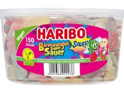 Haribo Gummibonbons Bärenzungen Super Sauer Dose 1350 g