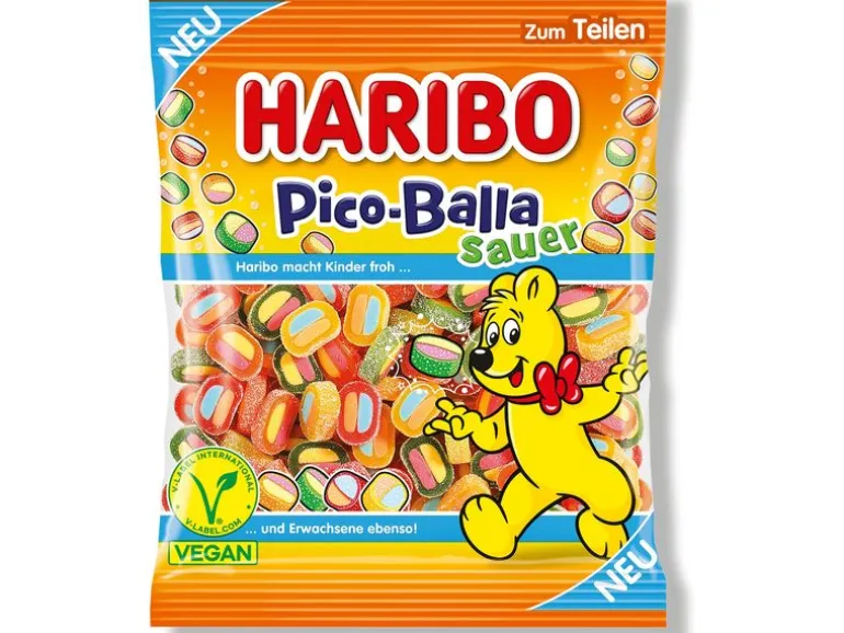 Haribo Gummibonbons Pico Balla Sauer 160 g