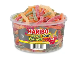 Haribo Gummibonbons Riesen Pommes Dose 1200 g