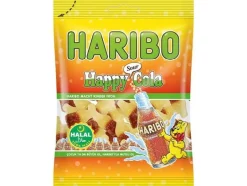 Haribo Int. Gummibonbons HALAL Sour Happy Cola 100 g