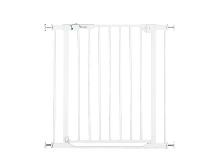 Hauck Türschutzgitter Clear Step Autoclose 2 Weiss 75 cm - 80 cm