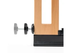 Hauck Türschutzgitter Clear Step Easyclose Eco 75 cm - 110 cm