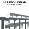 Hauck Türschutzgitter Clear Step Autoclose 2 Grey 75 - 80 cm