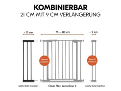 Hauck Verlängerung Türschutzgitter 21 cm Schwarz