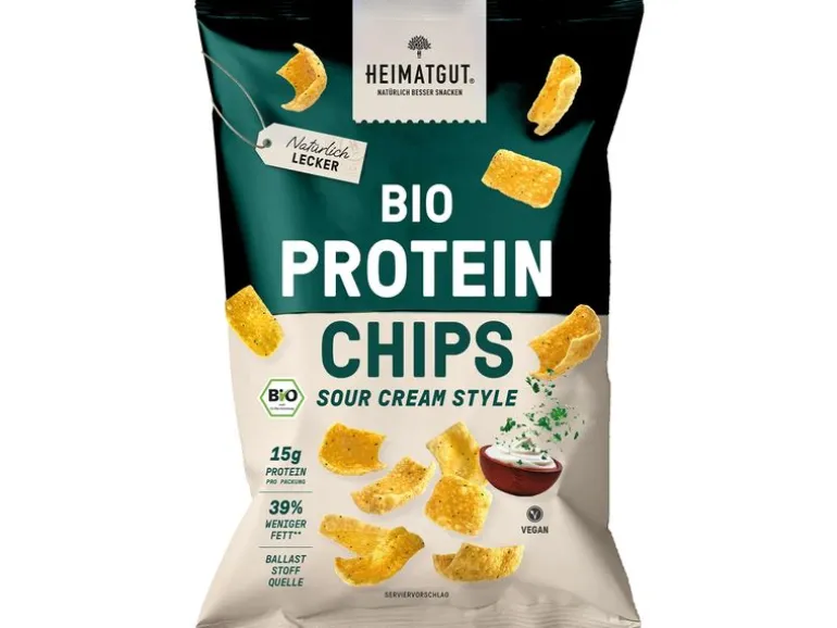 Heimatgut Protein Chips Sour Cream Style 63 g