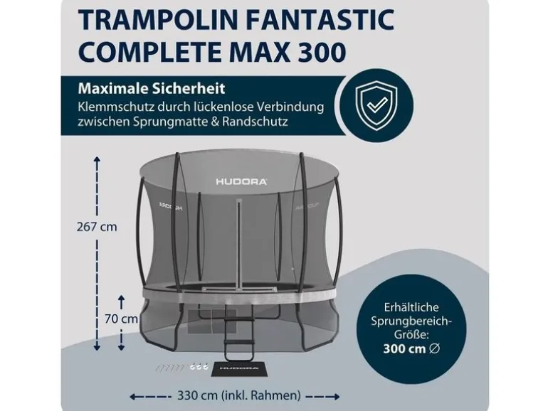 Hudora Trampolin Fantastic Complete Durchmesser: 300 cm