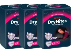 Huggies Nachtwindeln DryNites Monatsbox Girl 8-13 Jahre