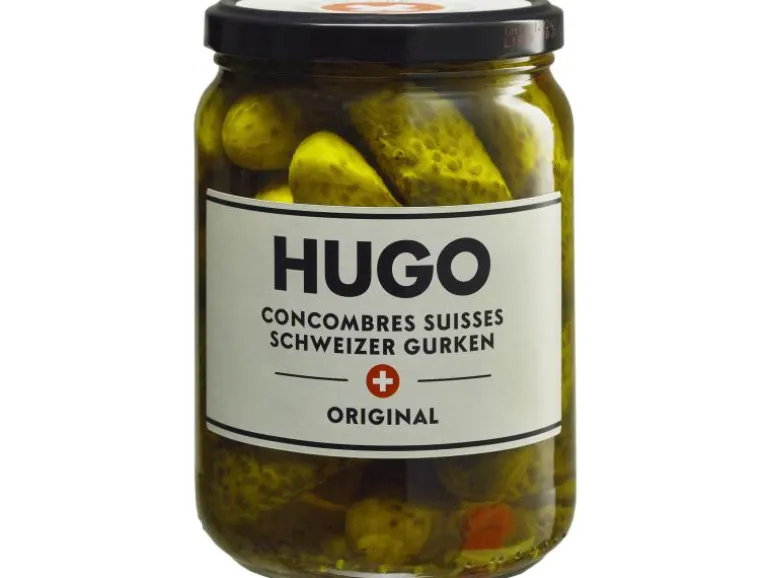 Hugo Reitzel Glas Schweizer Gurken 430 g
