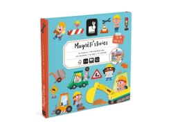 Janod Beschäftigungsspielzeug Magnetistories Baustelle