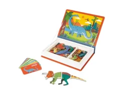 Janod Beschäftigungsspielzeug Magnetbuch Dinosaurier