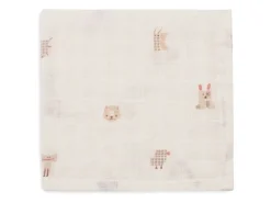 Jollein Mulltuch Hydrophil Animal Friends 3er, 31 cm x 31 cm