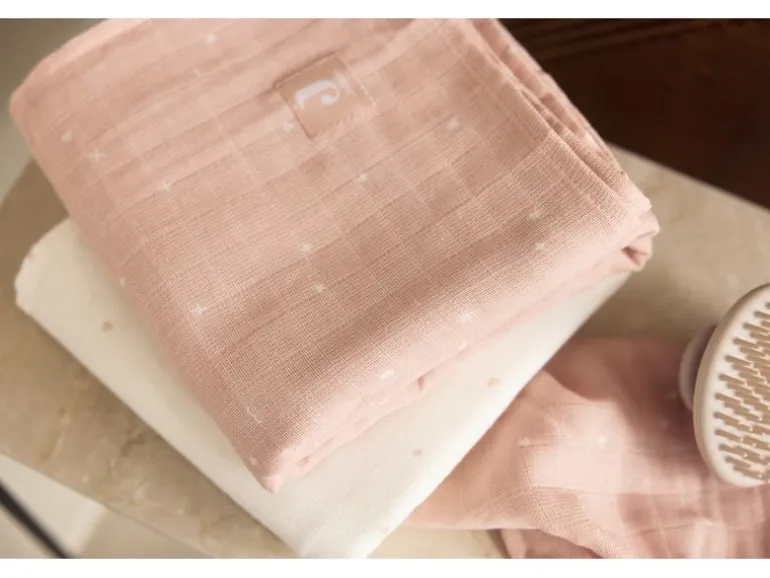 Jollein Mulltuch Nuscheli 3er Set Wild Rose 70 cm x 70 cm