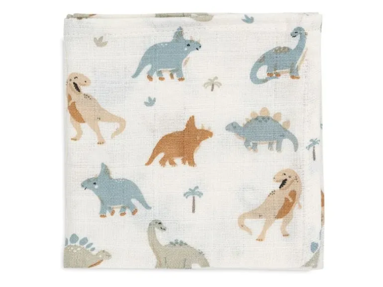 Jollein Mulltuch Nuscheli 3er Set Roarsome 31 cm x 31 cm