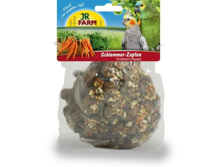 JR Farm Schlemmer-Zapfen für Grosssittiche & Papageien, 195 g