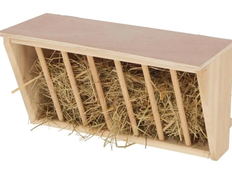 Kerbl Heuraufe mit Sitzbrett, 37 x 17 x 20 cm