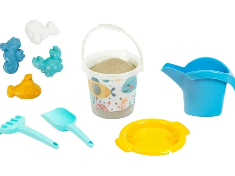 Klein-Toys Sandeimer Set – Wasserwelt 9 Teile