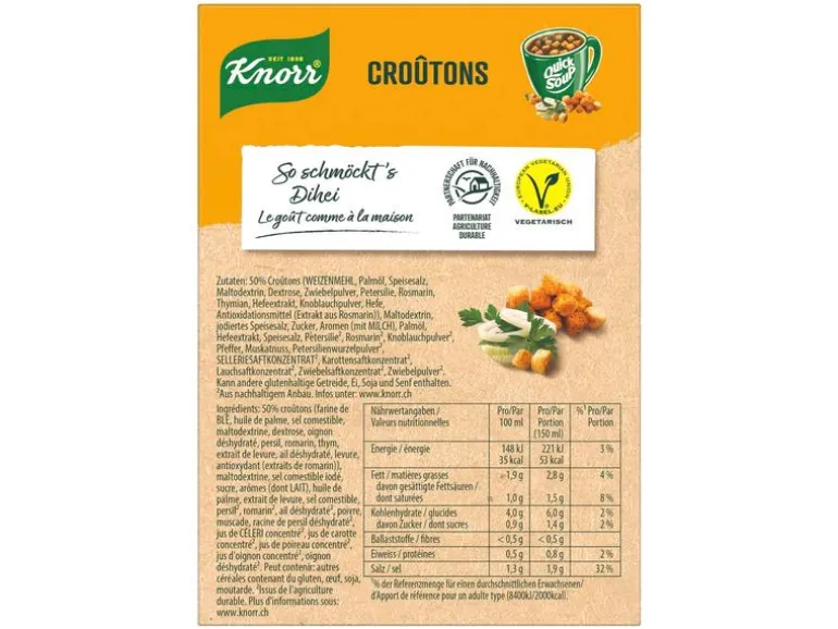 Knorr Quick Soup Croûtons 3 Portionen