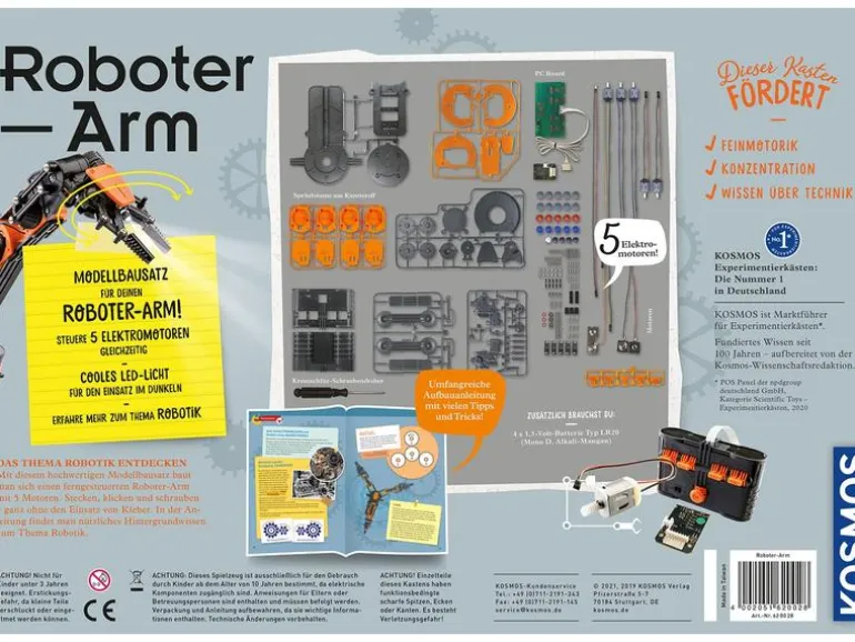 Kosmos Experimentierkasten Roboter-Arm