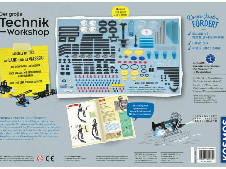 Kosmos Experimentierkasten Der grosse Technik-Workshop