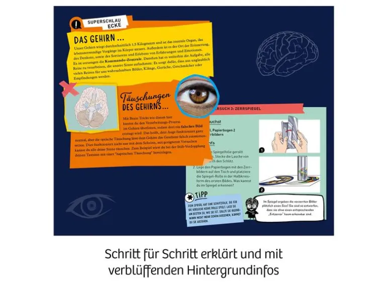 Kosmos Experimentierkasten Fun Science Brain Tricks