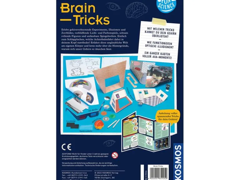 Kosmos Experimentierkasten Fun Science Brain Tricks