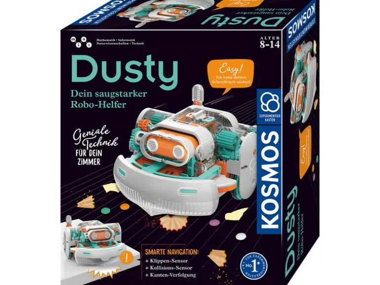 Kosmos Experimentierkasten Dusty – Dein saugstarker Robo-Helfer