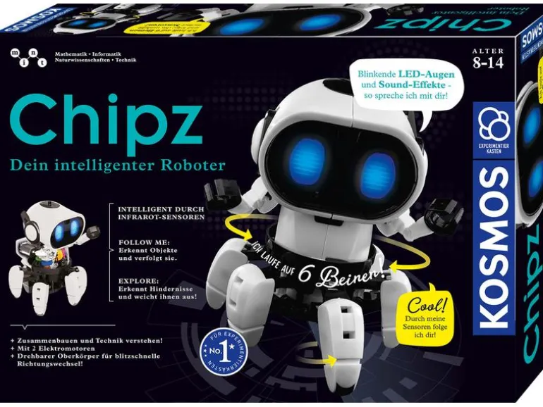 Kosmos Experimentierkasten Chipz – Dein intelligenter Roboter