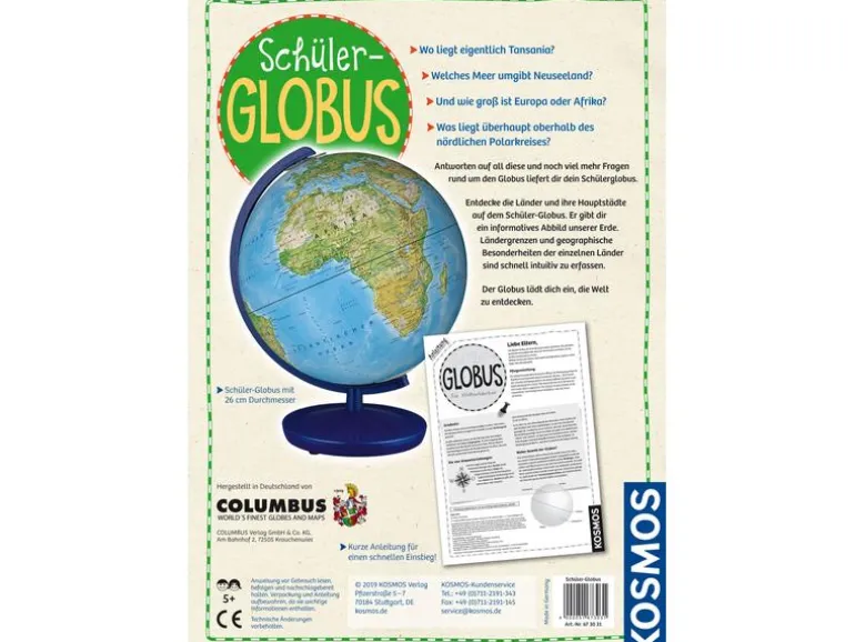 Kosmos Globus Schüler-Globus