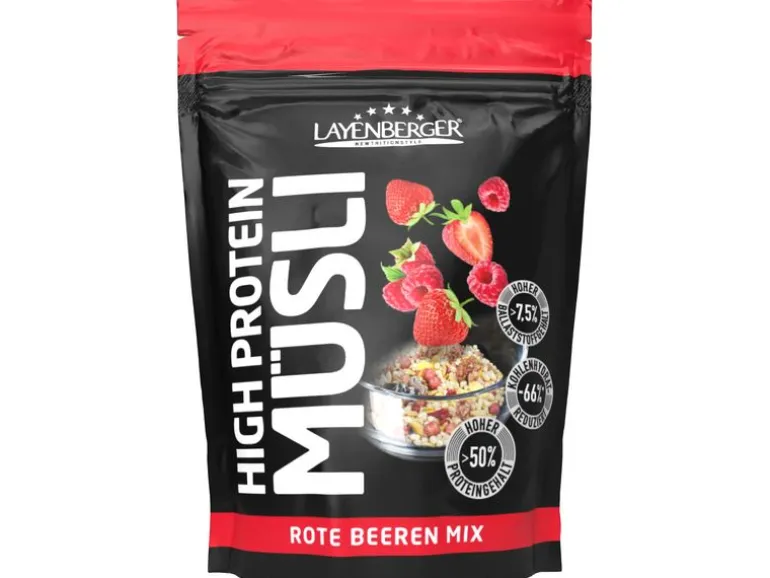 Layenberger Müesli 3K Protein Rote Beeren Mix 360 g