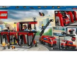 LEGO® City Feuerwehrstation mit Drehleiterfahrzeug 60414