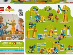 LEGO® DUPLO® Baustelle mit Baufahrzeugen – 3-in-1-Set 10476