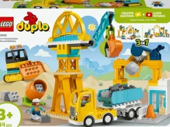 LEGO® DUPLO® Baustelle mit Baufahrzeugen – 3-in-1-Set 10476
