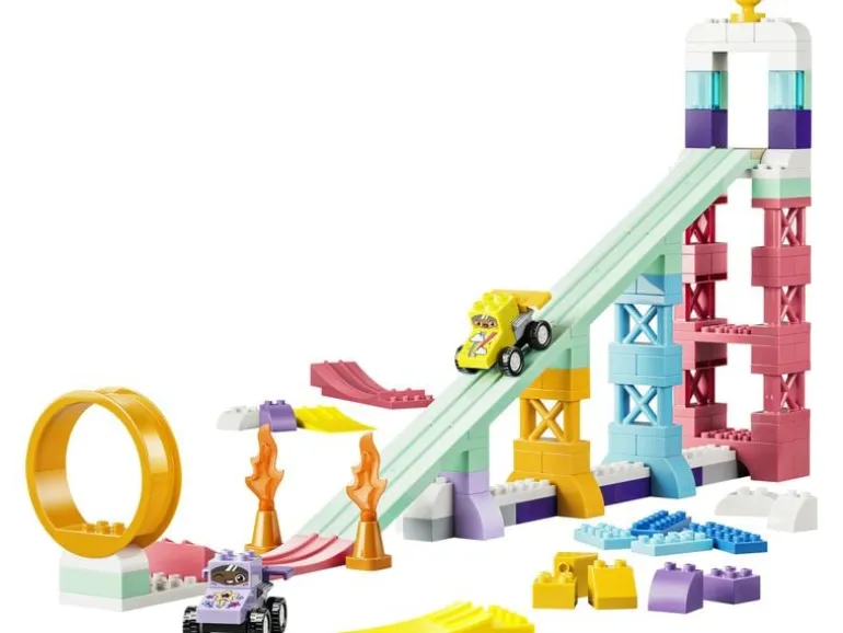 LEGO® DUPLO® Kreative Sprungschanzen, kleine Flitzer 3‑in‑1 10478