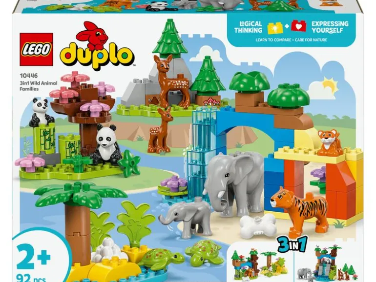 LEGO® DUPLO® Wildtier-Familien 3-in-1-Set 10446
