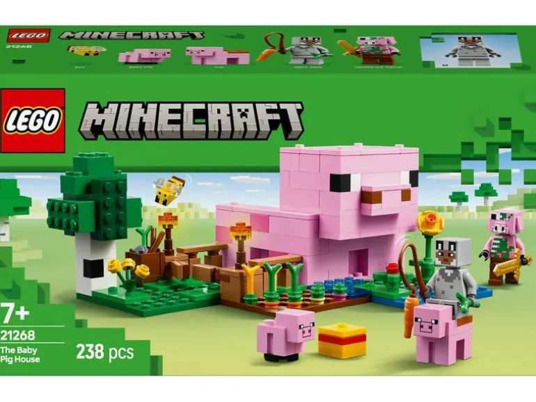 LEGO® Minecraft Das Babyschwein-Haus 21268