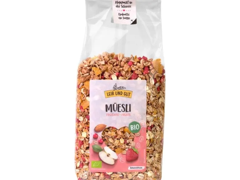 Leib und Gut Müesli Bio Früchte 500 g