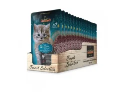 Leonardo Cat Food Nassfutter Kitten Geflügel, 16 x 85 g