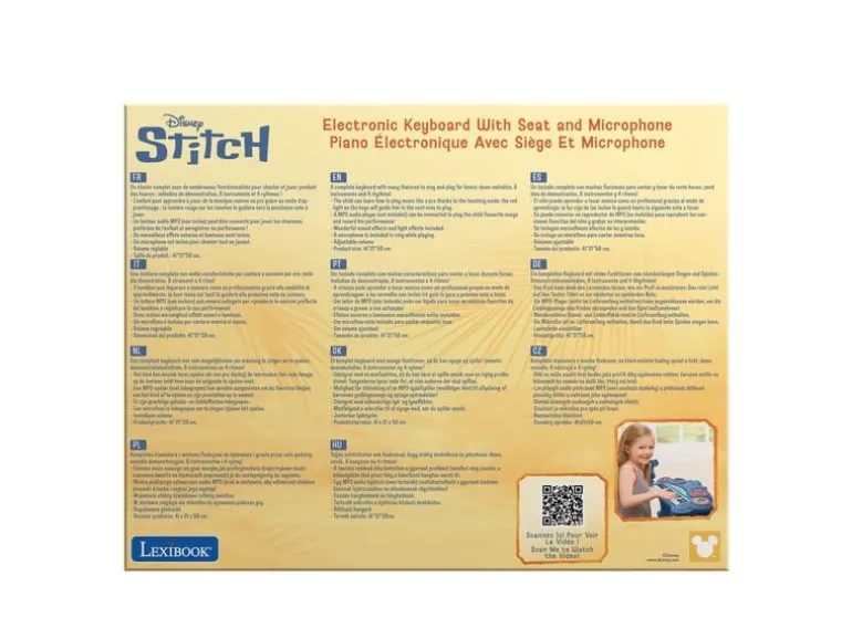 Lexibook Electronic keyboard Stitch Blau