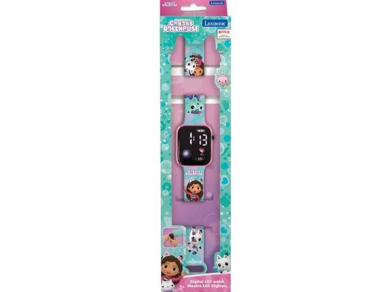 Lexibook Gabbys Dollhouse LED Digital Watch Blau