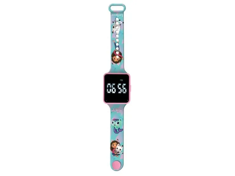 Lexibook Gabbys Dollhouse LED Digital Watch Blau