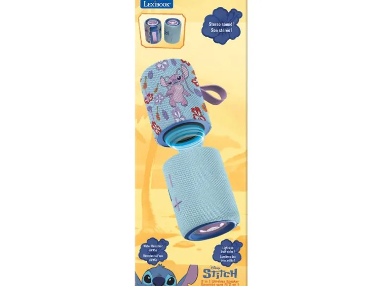Lexibook 2-in-1 Portable Bluetooth Stitch Blau