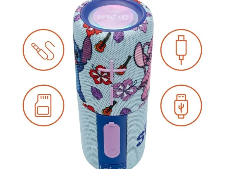 Lexibook 2-in-1 Portable Bluetooth Stitch Blau