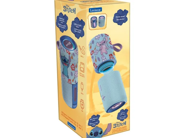 Lexibook 2-in-1 Portable Bluetooth Stitch Blau