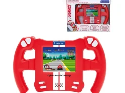 Lexibook Kinderkopfhörer Lenkrad-Konsole Cyber Arcade Racing Rot